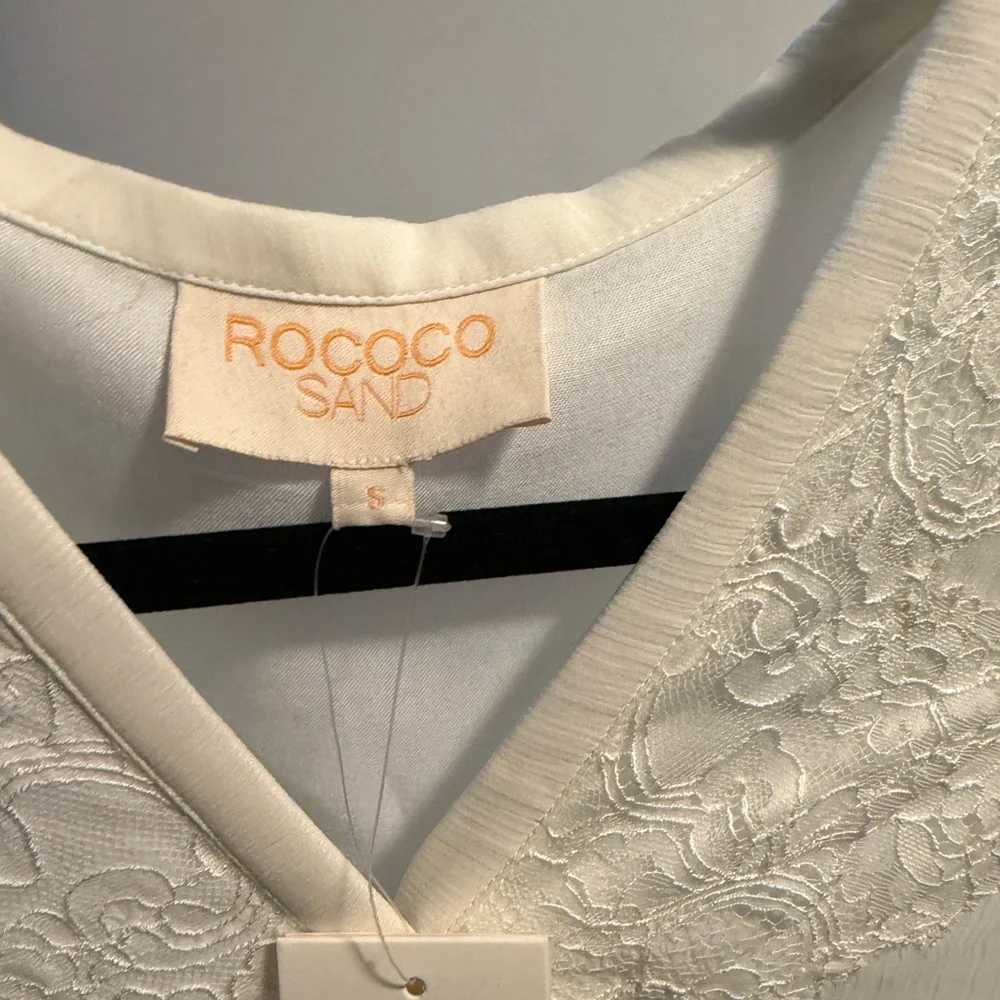 Rococo Sand Cream Long Sleeve Dress - Picture 5 of 5